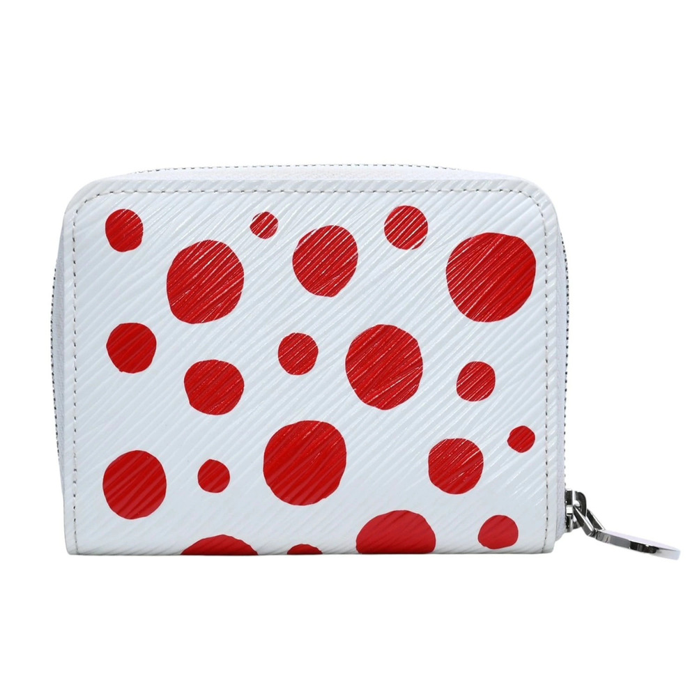 LOUIS VUITTON LV YK Zippy Coin Infinity Dot White Yayoi Kusama